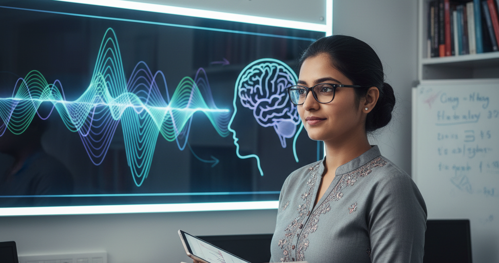 A-student-in-the-research-lab-of-a-PhD-in-Psychology-College-in-India